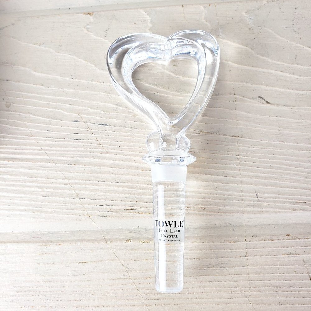 Towle Memories Crystal Bottle Stopper NWT